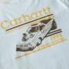 Camisas masculinas Irvine de corte descontraído com grafismo de corridas