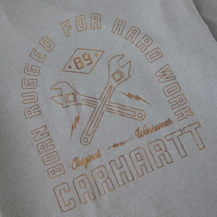 Camisas masculinas Irvine de corte descontraído com grafismo de ferramentas