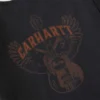 Camisas masculinas Irvine de corte descontraído com grafismo de guitarra