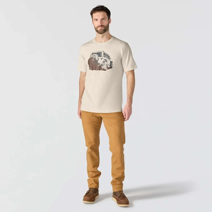 Camisas masculinas Irvine de corte descontraído com grafismo «Mud»