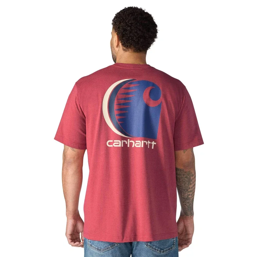 Camisas masculinas Irvine de corte descontraído com logótipo C