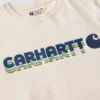 Camisas masculinas Irvine de corte descontraído com logótipo em camadas