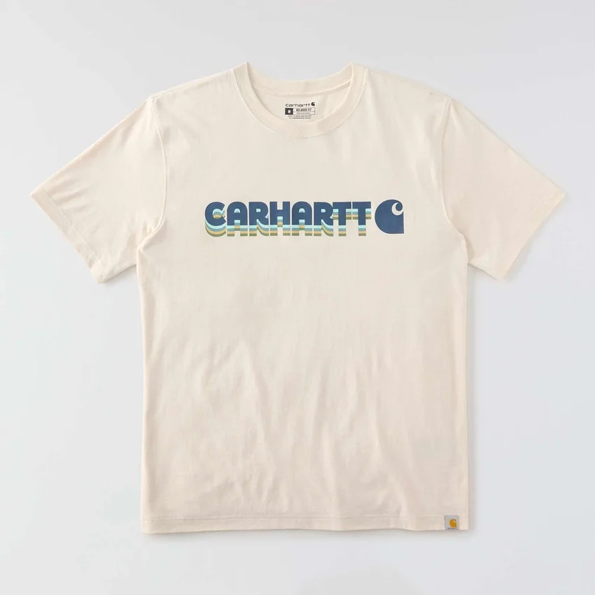 Camisas masculinas Irvine de corte descontraído com logótipo em camadas