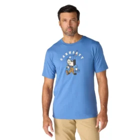 Camisas masculinas Irvine de corte descontraído com motivo gráfico de pesca