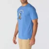 Camisas masculinas Irvine de corte descontraído com motivo gráfico de pesca