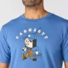 Camisas masculinas Irvine de corte descontraído com motivo gráfico de pesca