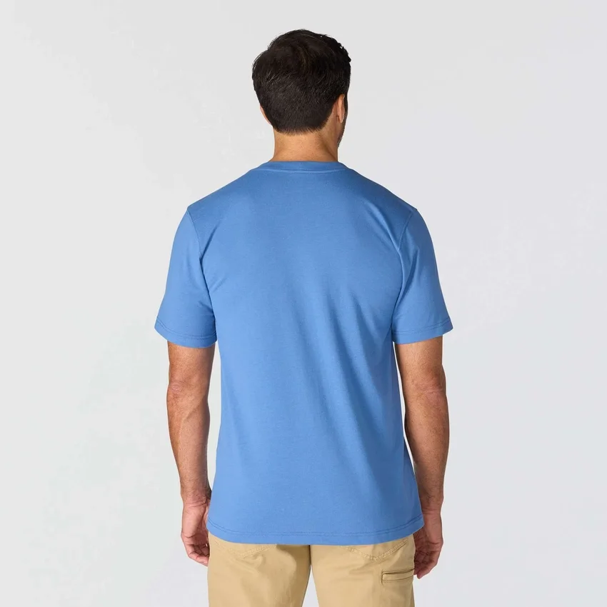 Camisas masculinas Irvine de corte descontraído com motivo gráfico de pesca