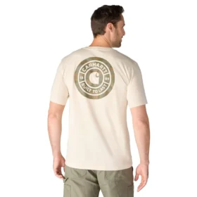 Camisas masculinas Irvine de corte descontraído com padrão camuflado