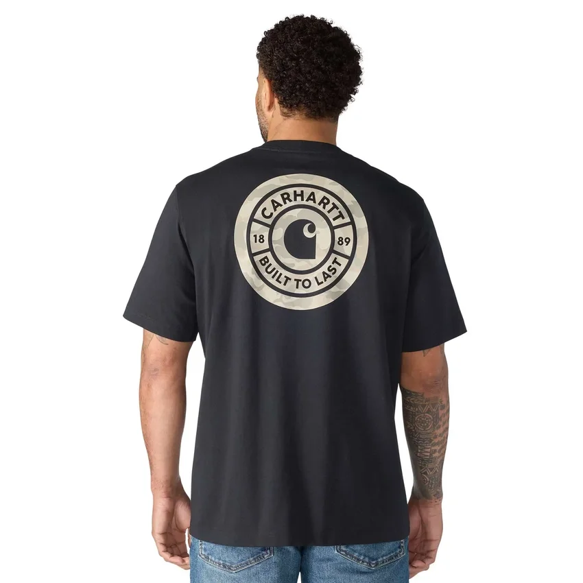 Camisas masculinas Irvine de corte descontraído com padrão camuflado