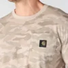 Camisas masculinas Irvine de corte descontraído com padrão camuflado