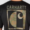 Camisas masculinas Irvine de corte descontraído com padrão camuflado