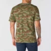 Camisas masculinas Irvine de corte descontraído com padrão camuflado