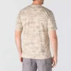 Camisas masculinas Irvine de corte descontraído com padrão camuflado