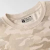 Camisas masculinas Irvine de corte descontraído com padrão camuflado