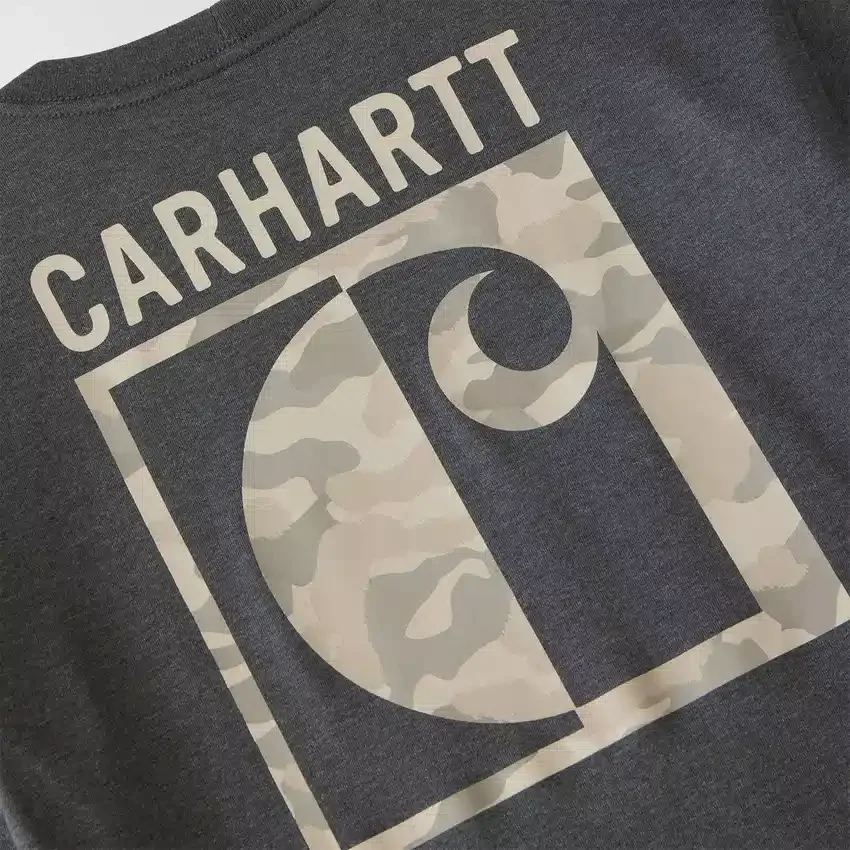 Camisas masculinas Irvine de corte descontraído com padrão camuflado
