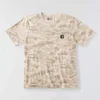 Camisas masculinas Irvine de corte descontraído com padrão camuflado