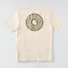 Camisas masculinas Irvine de corte descontraído com padrão camuflado
