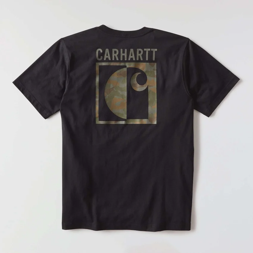 Camisas masculinas Irvine de corte descontraído com padrão camuflado