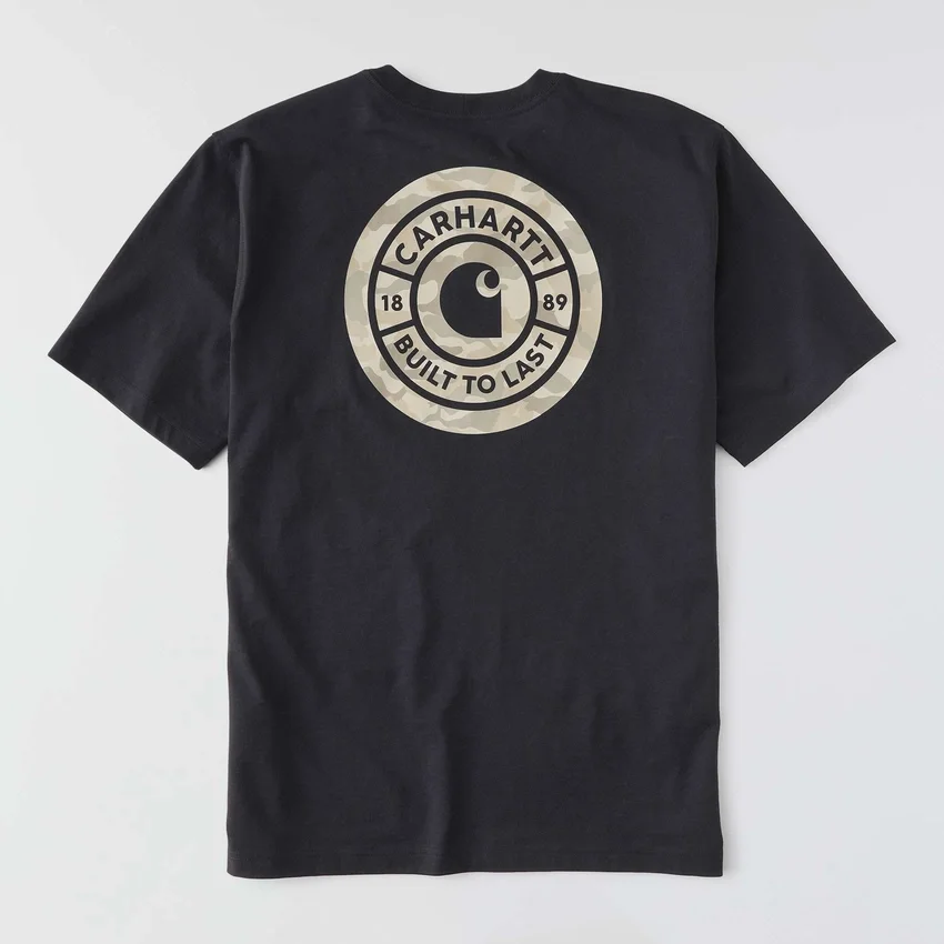 Camisas masculinas Irvine de corte descontraído com padrão camuflado