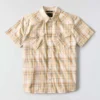 Camisas xadrez com manguitos curtos e corte descontraído Montana Bozeman para homem