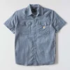 Camisas xadrez com manguitos curtos e corte descontraído Montana Bozeman para homem