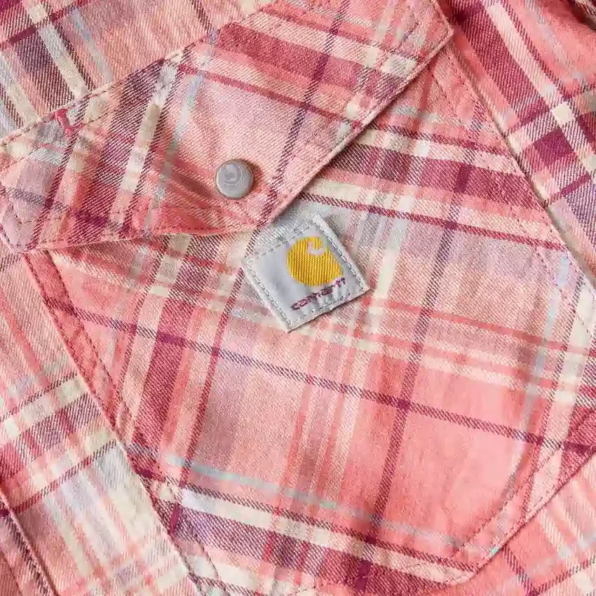 Camisas xadrez com manguitos curtos e corte descontraído Montana Bozeman para homem