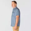 Camisas xadrez com manguitos curtos e corte descontraído Montana Bozeman para homem