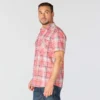 Camisas xadrez com manguitos curtos e corte descontraído Montana Bozeman para homem