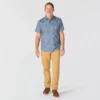 Camisas xadrez com manguitos curtos e corte descontraído Montana Bozeman para homem