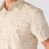 Camisas xadrez com manguitos curtos e corte descontraído Montana Bozeman para homem