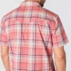 Camisas xadrez com manguitos curtos e corte descontraído Montana Bozeman para homem