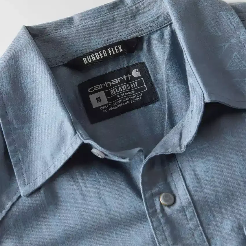 Camisas xadrez com manguitos curtos e corte descontraído Montana Bozeman para homem
