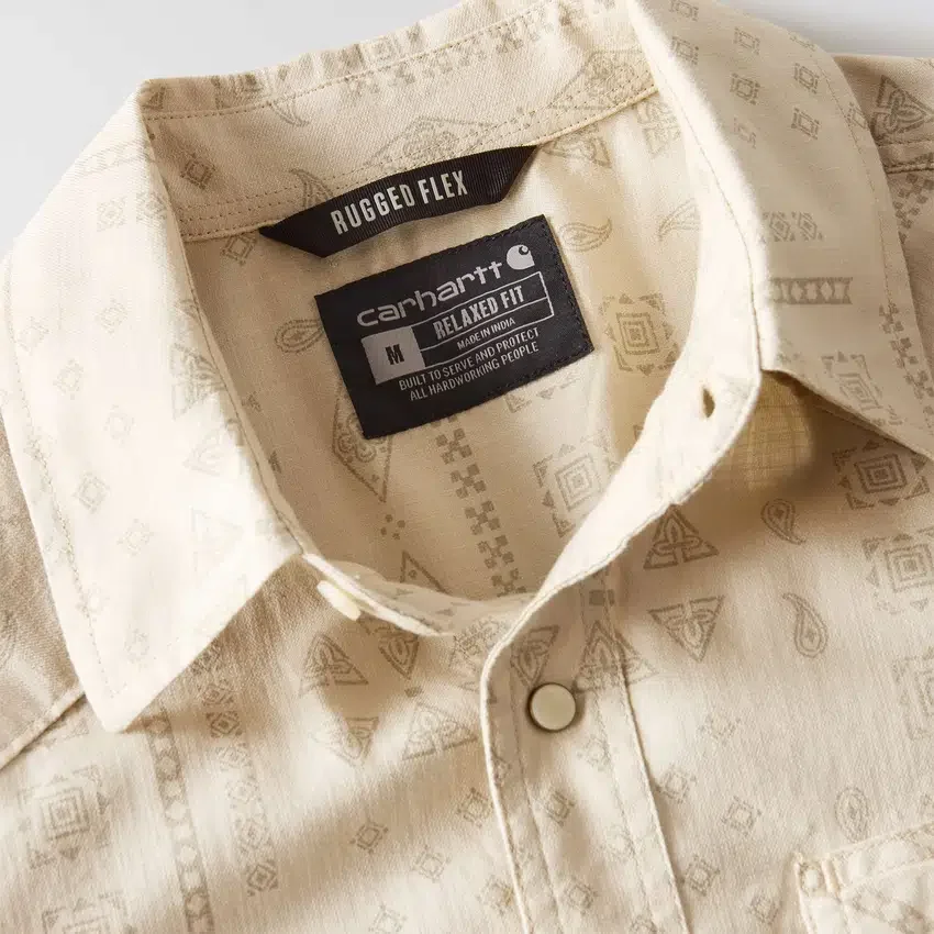 Camisas xadrez com manguitos curtos e corte descontraído Montana Bozeman para homem