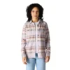 Camisas xadrez de corte descontraído da série de fibras Tencel™ para mulher