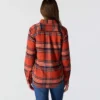 Camisas xadrez de corte descontraído da série de fibras Tencel™ para mulher