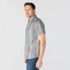 Camisas xadrez de manguitos curtos com corte descontraído Bozeman para homem