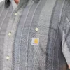 Camisas xadrez de manguitos curtos com corte descontraído Bozeman para homem