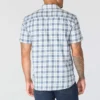 Camisas xadrez de manguitos curtos com corte descontraído Bozeman para homem