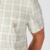 Camisas xadrez de manguitos curtos com corte descontraído Bozeman para homem
