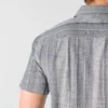 Camisas xadrez de manguitos curtos com corte descontraído Bozeman para homem