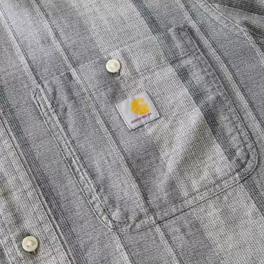 Camisas xadrez de manguitos curtos com corte descontraído Bozeman para homem