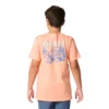 Camiseta Country de manguitos curtos para rapazes (crianças/jovens)