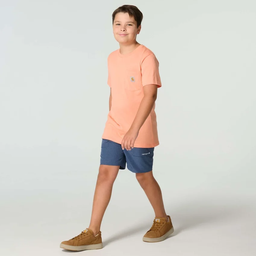 Camiseta Country de manguitos curtos para rapazes (crianças/jovens)