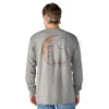 Camiseta masculina Force Irvine Fr de manguitos longos com grafismo de chamas - Camisas resistentes ao fogo