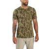 Camiseta masculina Force Sun Defender UPF 50+ com padrão camuflado - Camisas de proteção solar