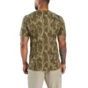 Camiseta masculina Force Sun Defender UPF 50+ com padrão camuflado - Camisas de proteção solar