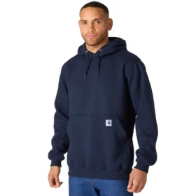 Camisola com capuz de malha polar pesada da série Crafted para homem