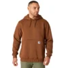 Camisola com capuz de malha polar pesada da série Crafted para homem