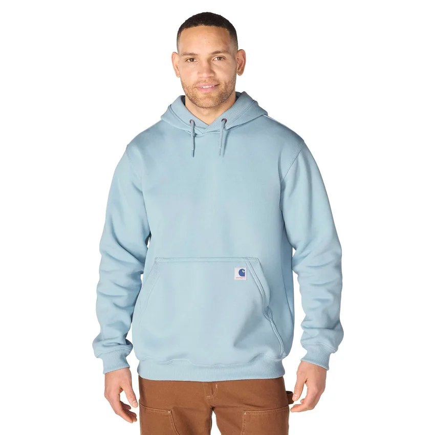 Camisola com capuz de malha polar pesada da série Crafted para homem
