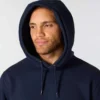Camisola com capuz de malha polar pesada da série Crafted para homem